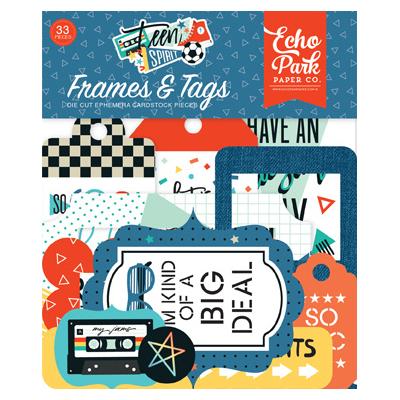 Echo Park - Teen Spirit Boy - Frames & Tags